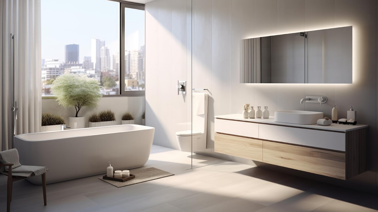 Rénovation salle de bain pour un design épuré et moderne